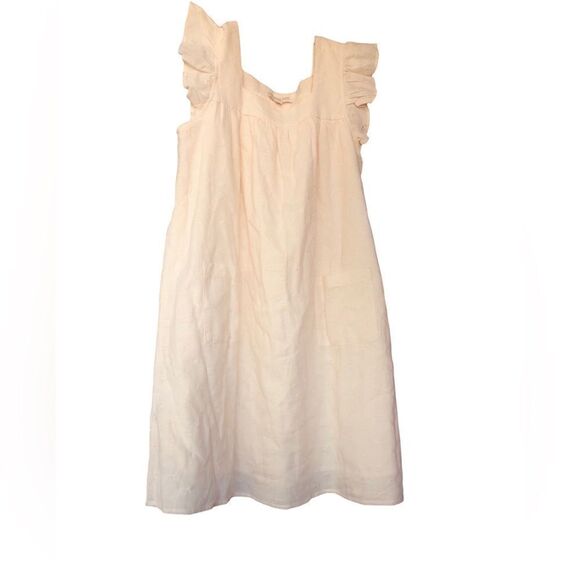 NWT GIRLS CHELSEA & VIOLET LIGHT BUTTER YELLOW 100% COTTON LINED SUMMER DRESS - Picture 3 of 4